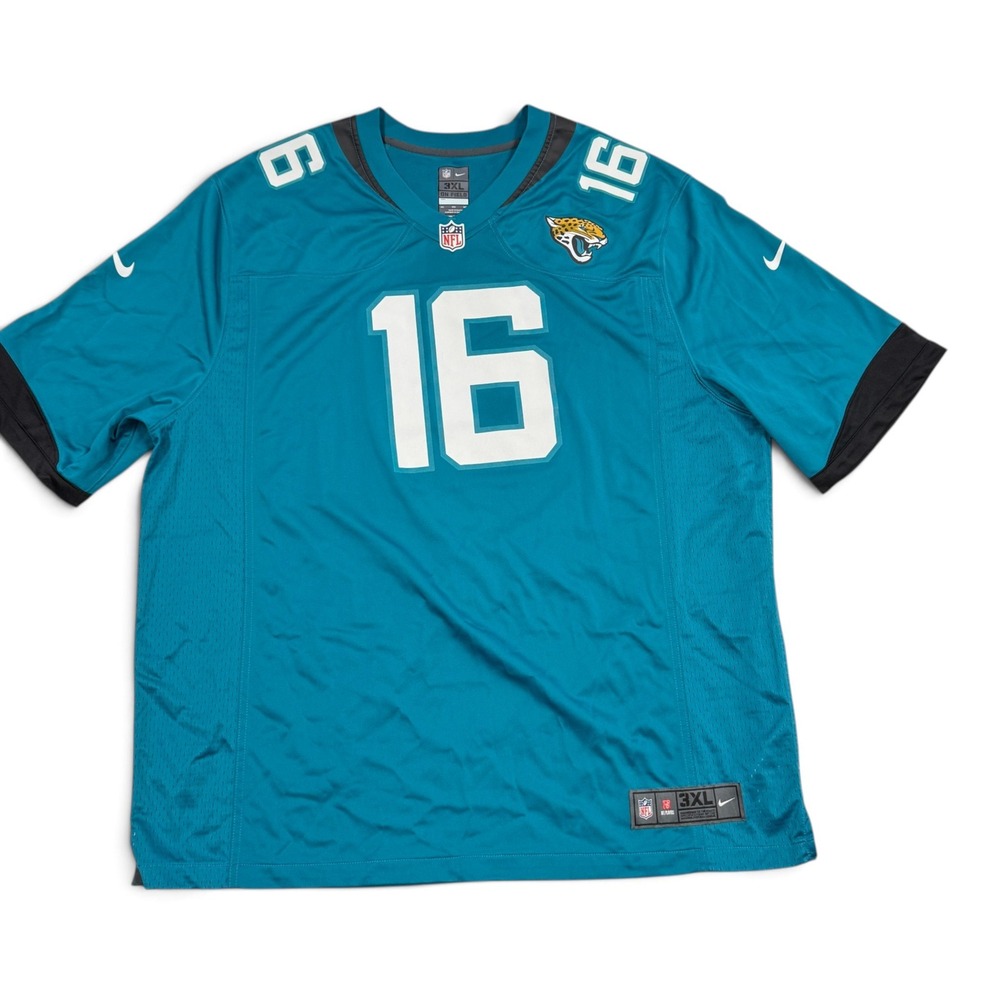 Nike Jacksonville Jaguars Trevor Lawrence 16 Jersey Mens 3XL Teal NFL Football